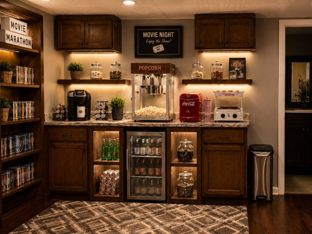 Built-in beverage station